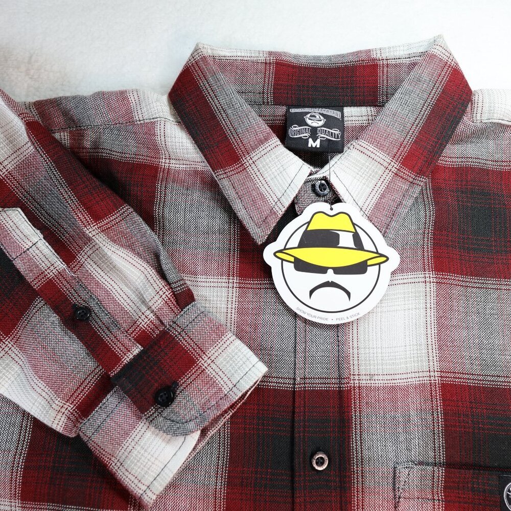 LOWRIDER Long sleeve Veterano Shirt OLD SCHOOL OG LOWRIDER‎ CHICANO BIKER Size M